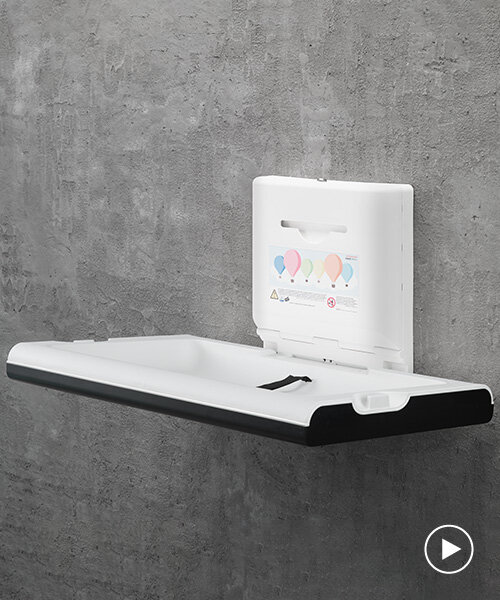 mediclinics unfold babymedi® for sleek changing table solutions in public bathrooms